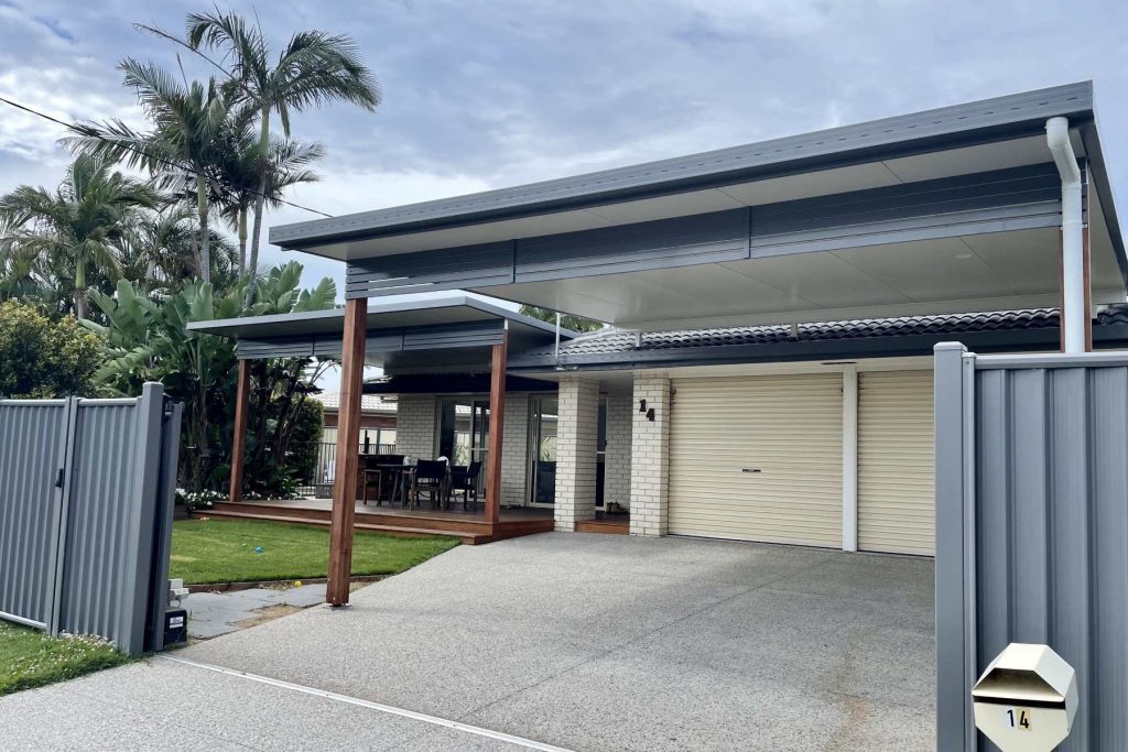 attached double carport poolside mountain creek coastal patios
