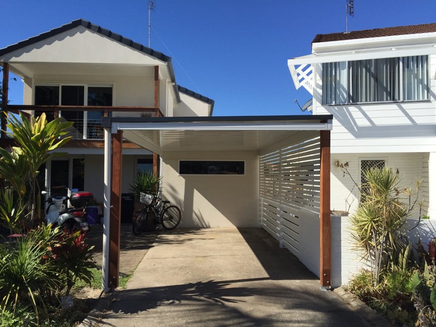 single attached carport bushland eumundi coastal patios