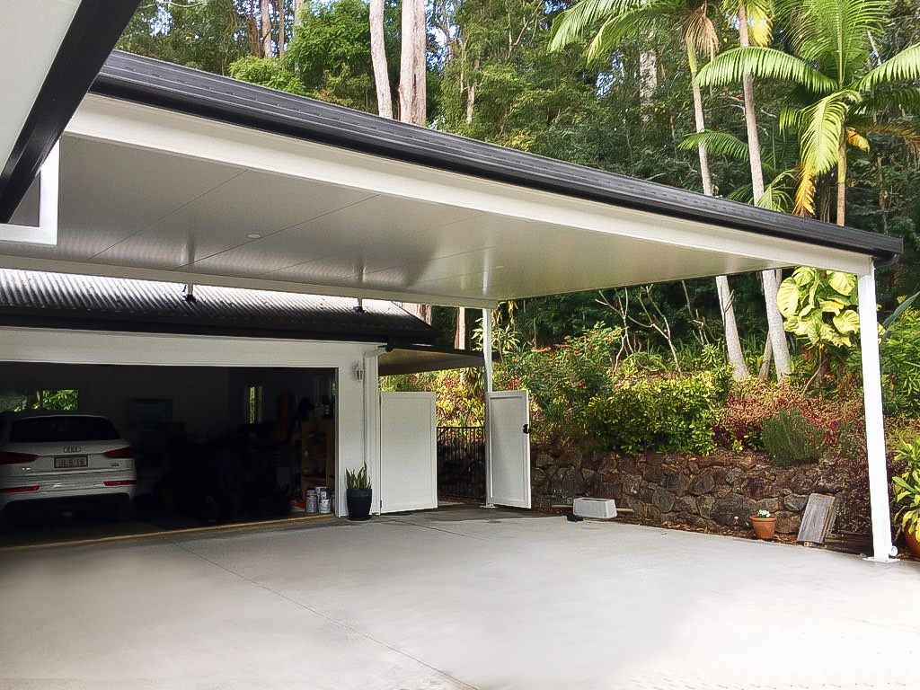 single elevated carport buderim coastal patios