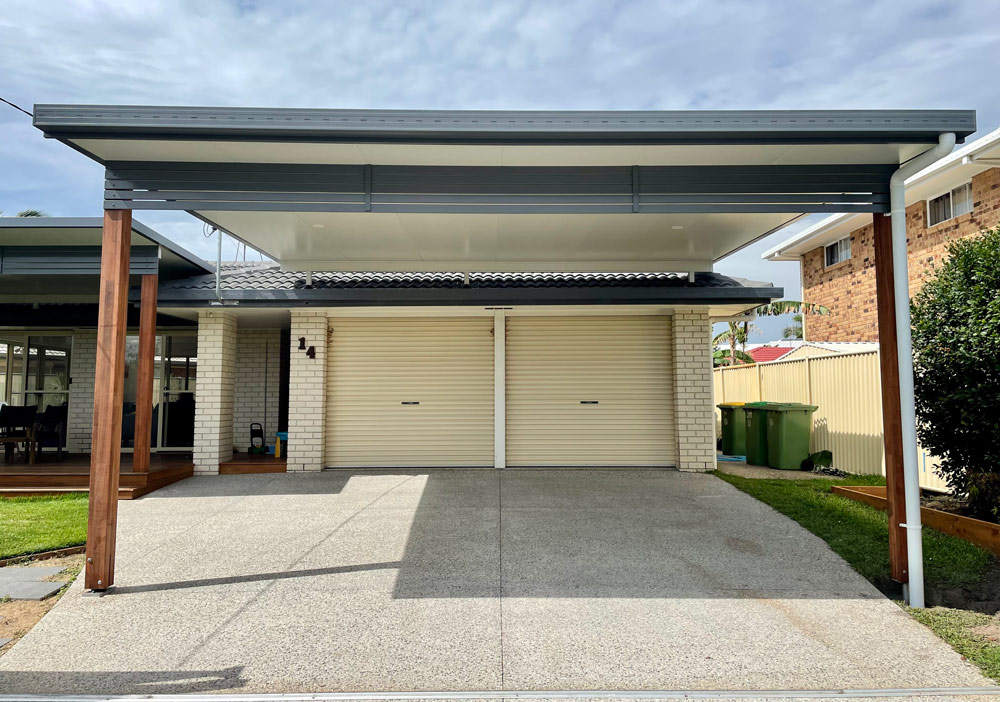 flyover carport builder sunshine coast coastal patios