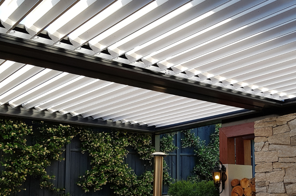 louvred patio roof