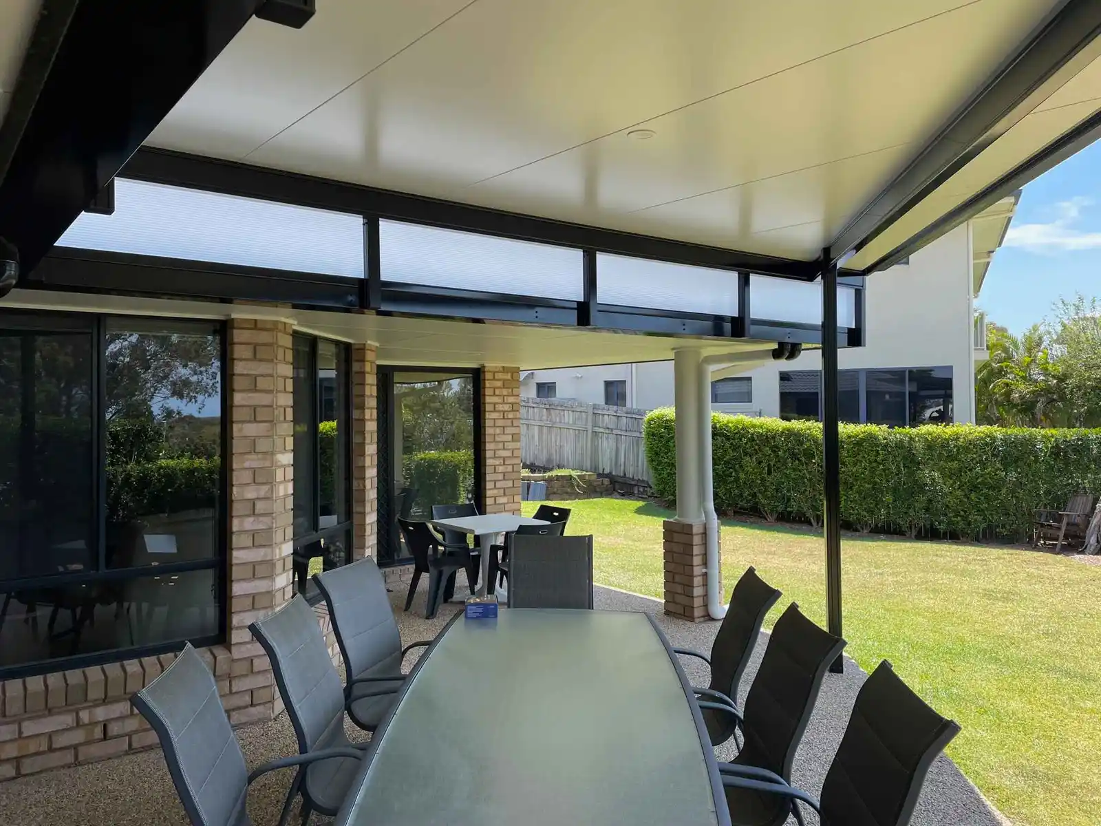 Coastal Patios Box Gutter Gable