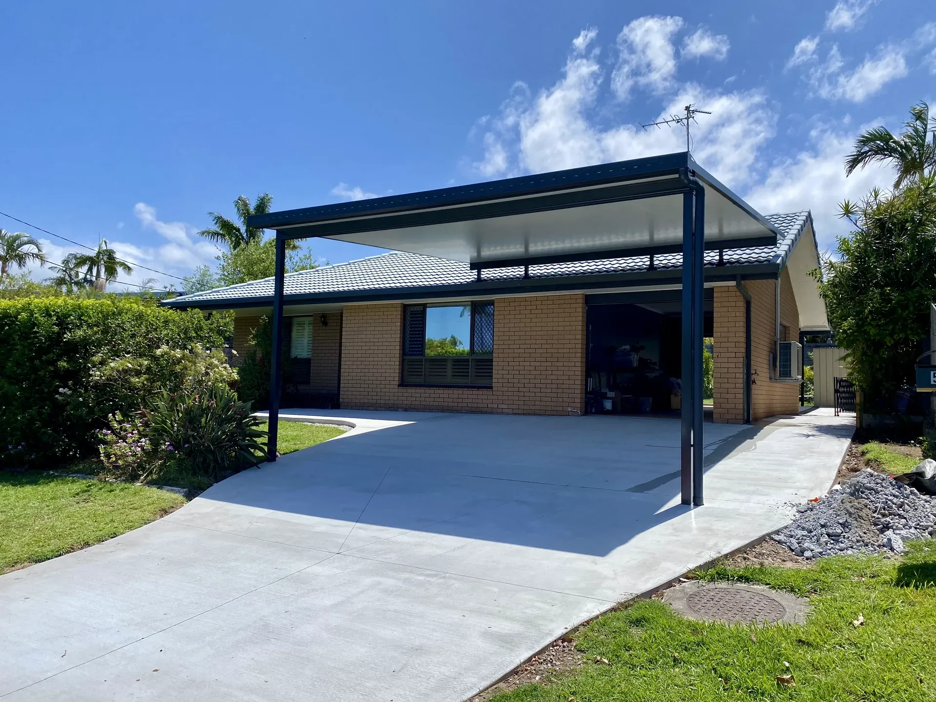Carport attached to the side of a Sunshine Coast home
