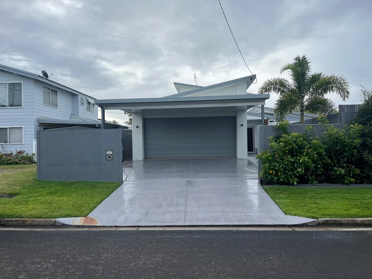 Mooloolaba project after the patio was completed